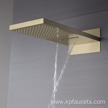 Overhead Brass Watermark Shower Head